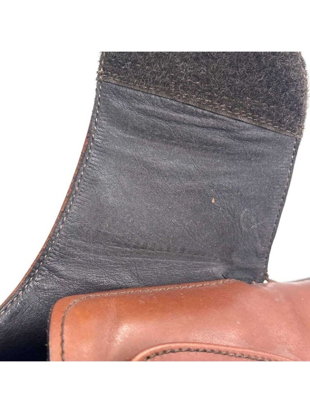 Prada Leather Loafer Shoes Brown - Picture 9 of 10